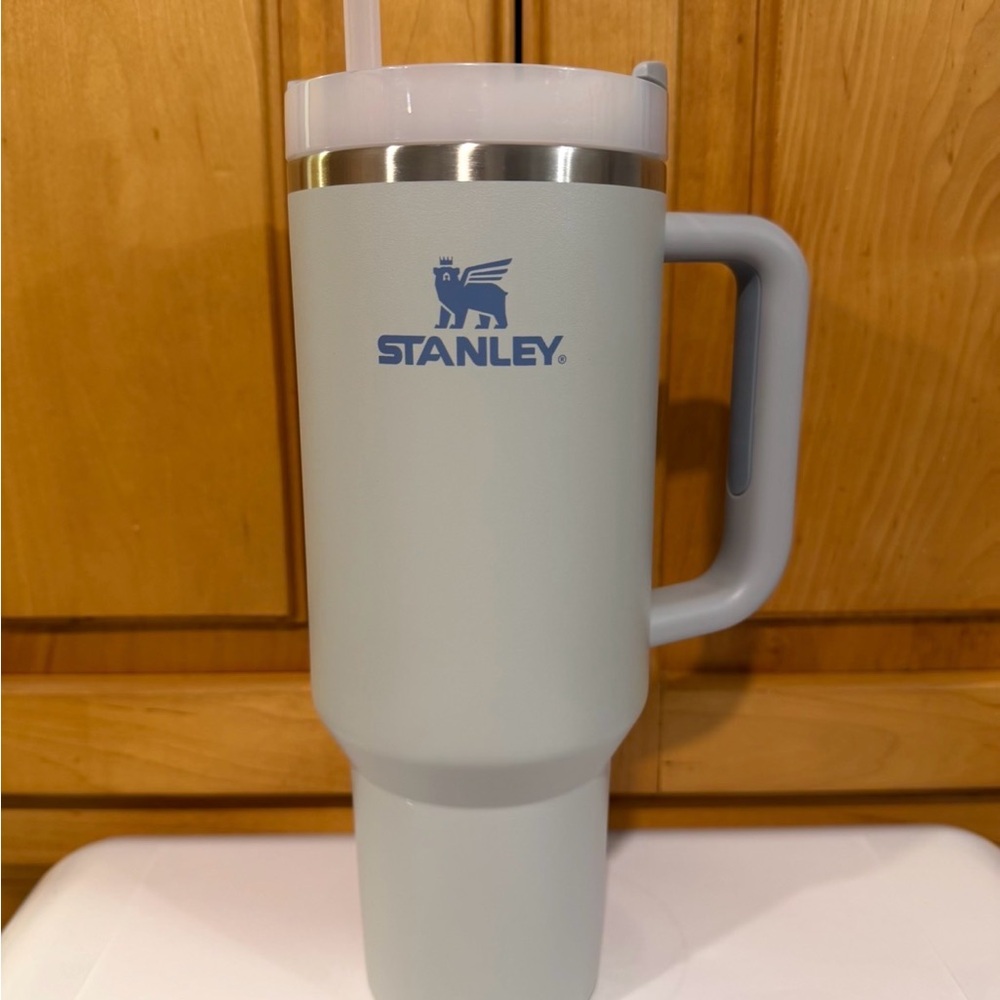 Stanley Blue and White Travel Mug